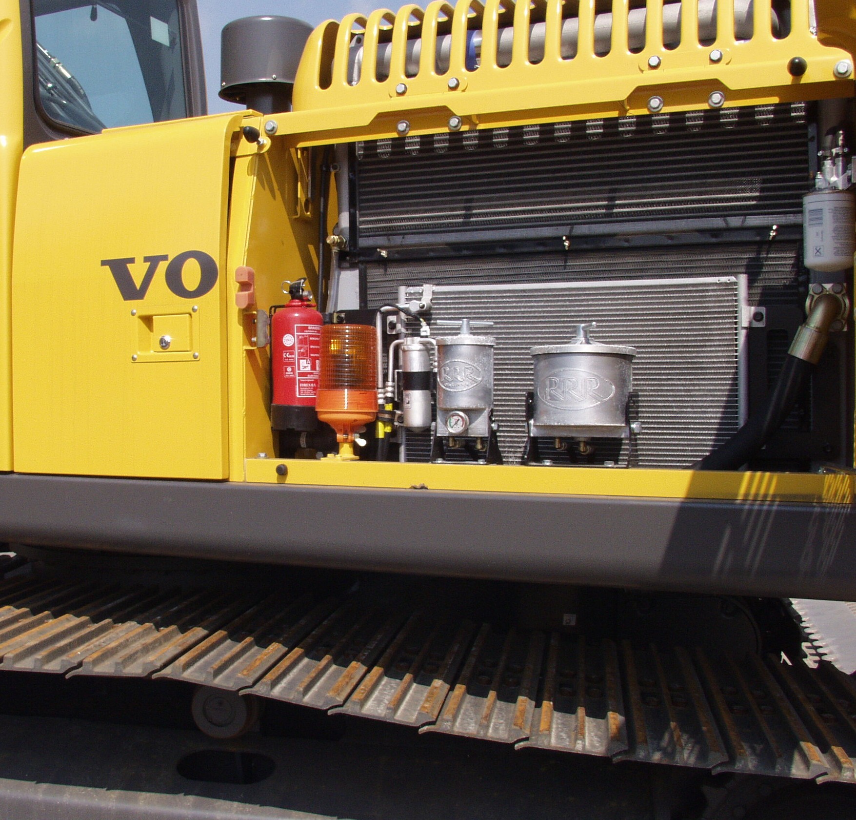 Triple R Oil Cleaner mobiele hydrauliek Volvo installatie